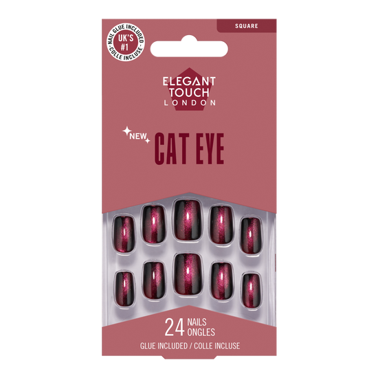 Elegant Touch Nails Cat Eye - Twilight Berry