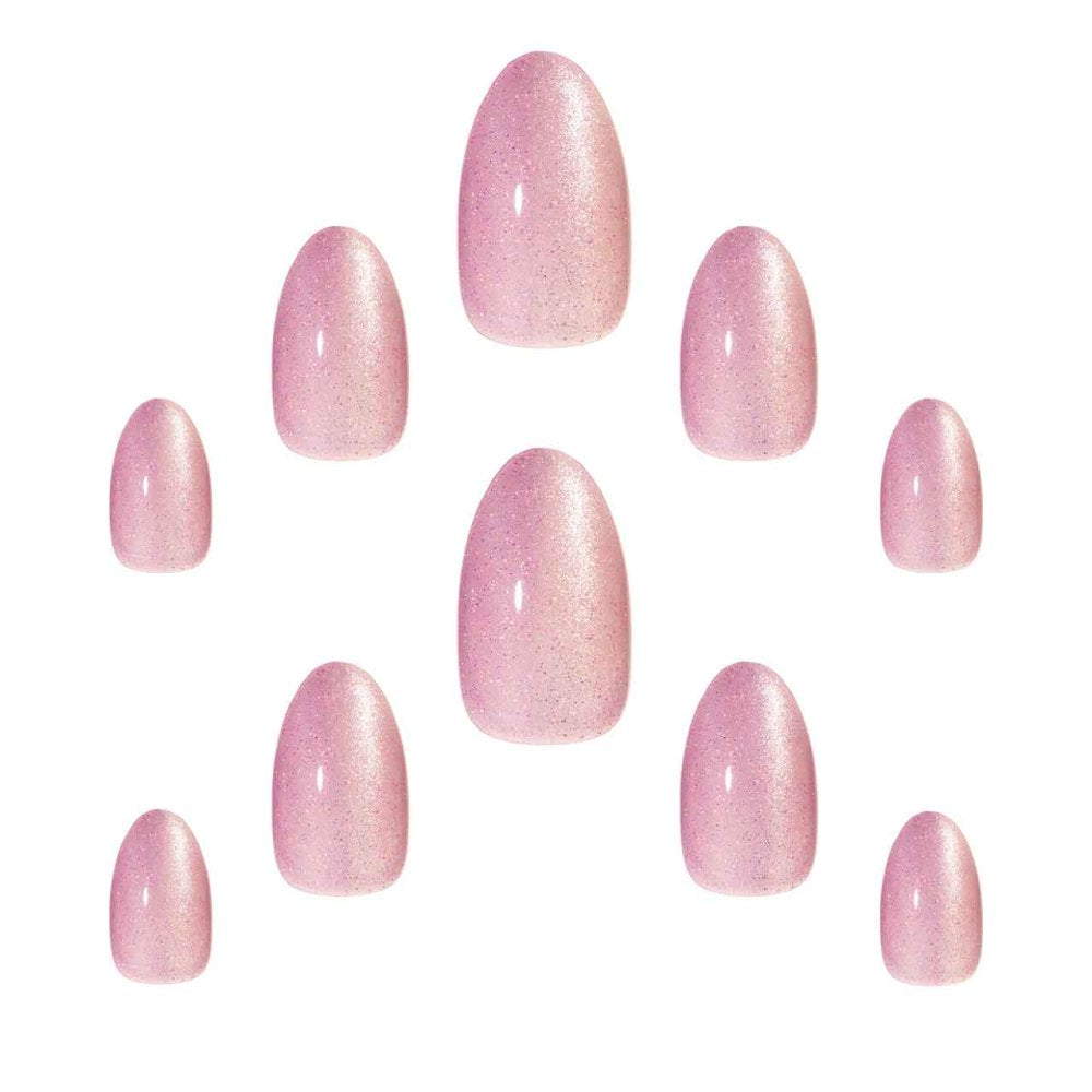 Elegant Touch Aurora False Nails – Fairy Tale Cat Eye Finish