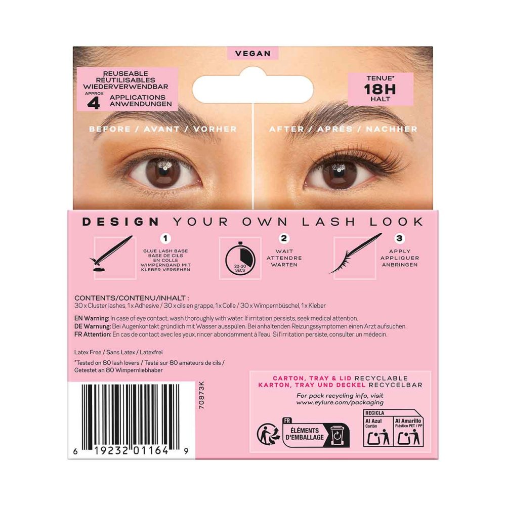 Eylure Cluster Lashes Brown / Black Naturals No.5 Salon