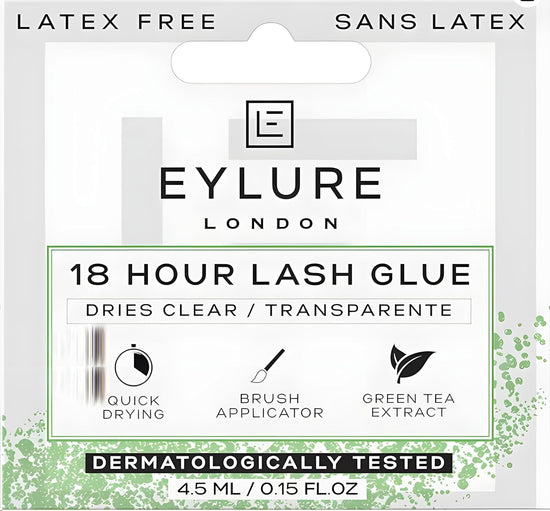 Eylure 18H Lash Glue Brush Applicator Latex Free Clear