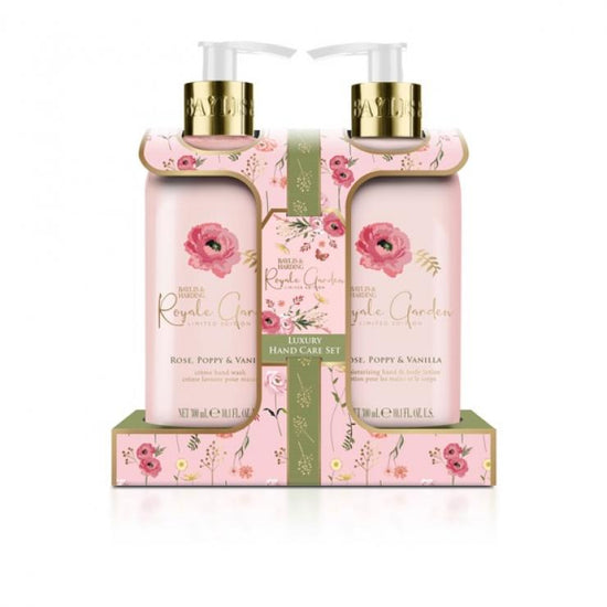 Baylis & Harding Royale Garden Rose, Poppy & Vanilla Luxury Hand Care Gift Set - Vegan Friendly