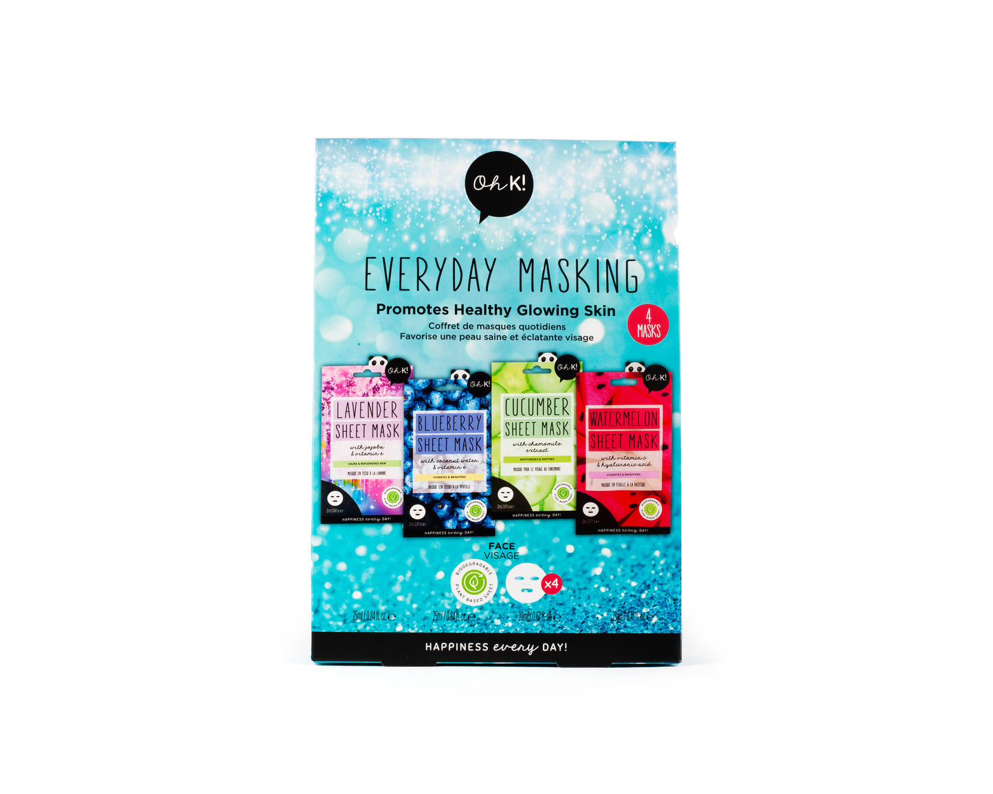 Load image into Gallery viewer, Oh K! Everyday Sheet Mask Set: Holiday 2023 bundle
