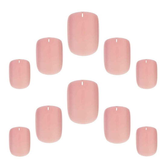 Elegant Touch Peach Tea – Petite Squoval Nails