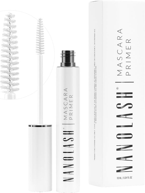 Nanolash Mascara Primer 10 ml - increases volume, mascara base, eyelash nourishing base, transparent lash primer
