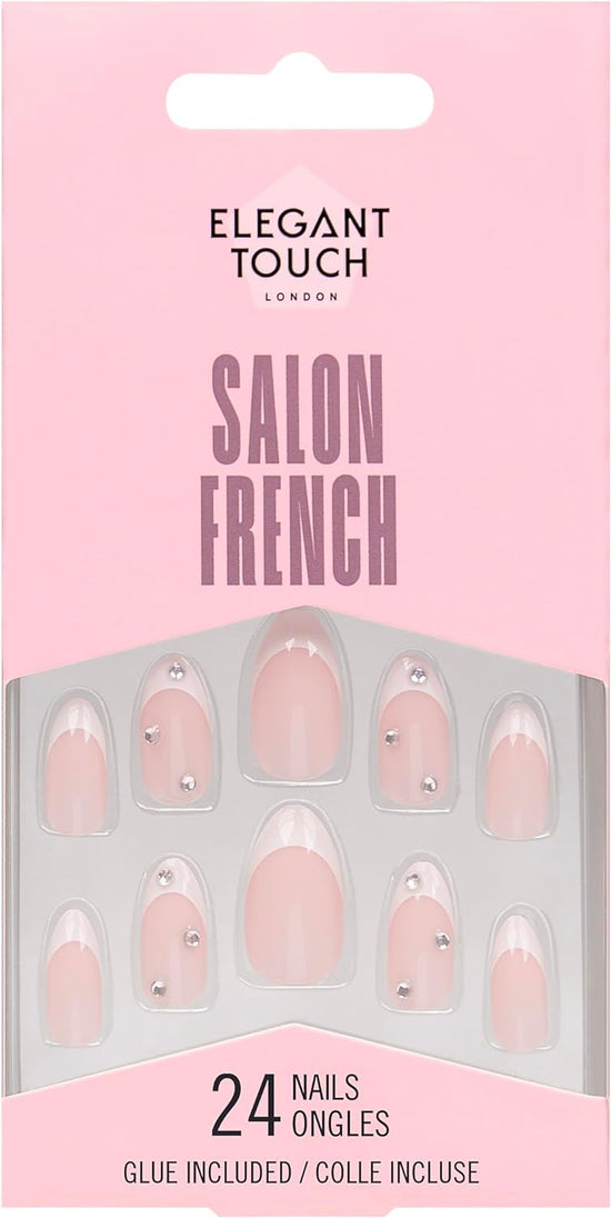 Elegant Touch French Nails No 128