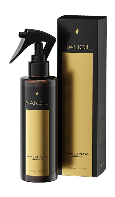 NANOIL Hair Styling Spray (spray for improved hair manageability) 200ml