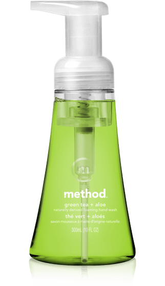 Load image into Gallery viewer, Method Green Tea and Aloe Vera Naturally Derived Foaming Hand Wash (300 ml)
