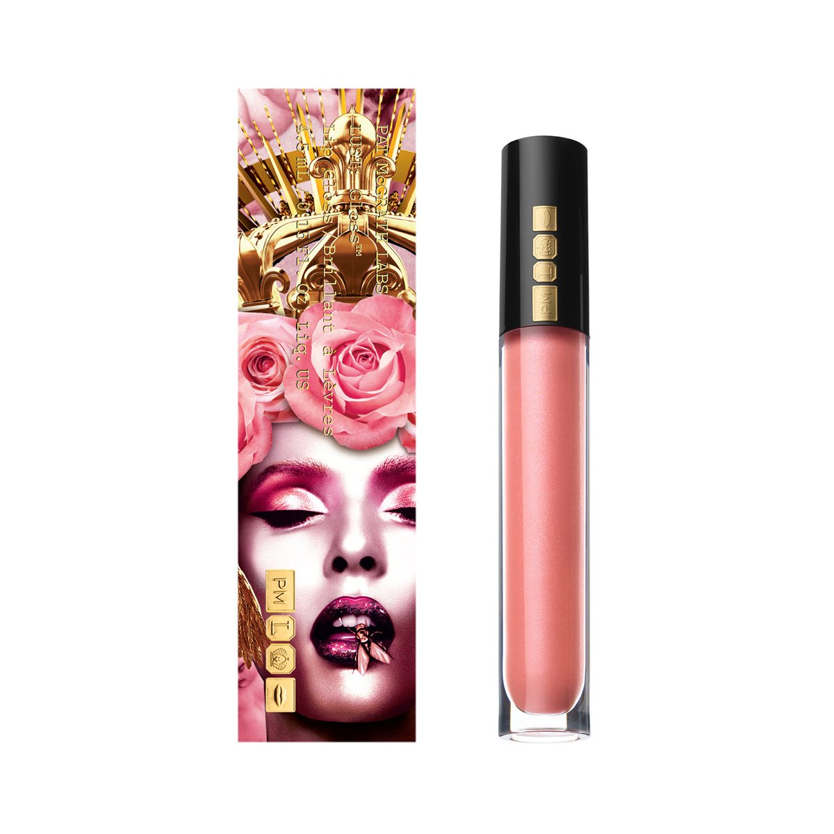 Pat McGrath Lust: Gloss Lip Gloss Divine Rose Limited Edition  - Peach Perversion (Pale Peach with Iridescent Pearl)