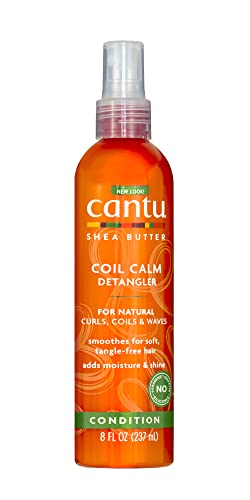 CANTU, Shea Butter for Natural Hair Coil Calm Detangler, 237ml (packaging may vary)
