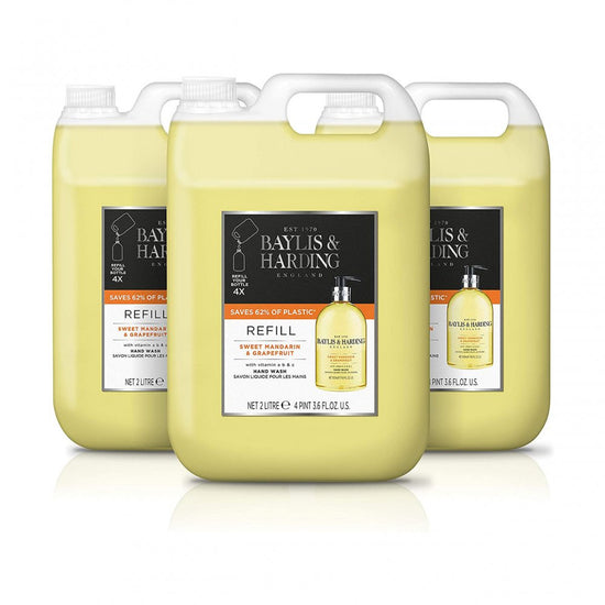 Load image into Gallery viewer, Baylis &amp;amp; Harding Sweet Mandarin and Grapefruit Hand Wash 2 Litre Refill
