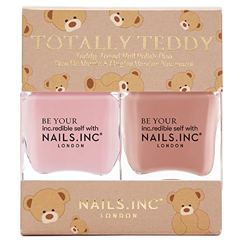 Nails Inc Totally Teddy Duo, Brown
