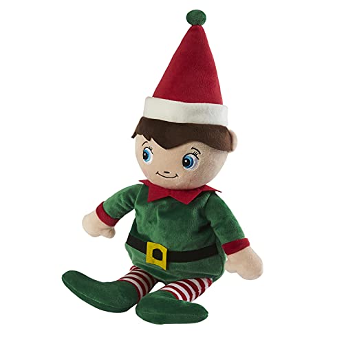 Warmies® CP-ELF-1 Heatable Plush Toy, Green & Red