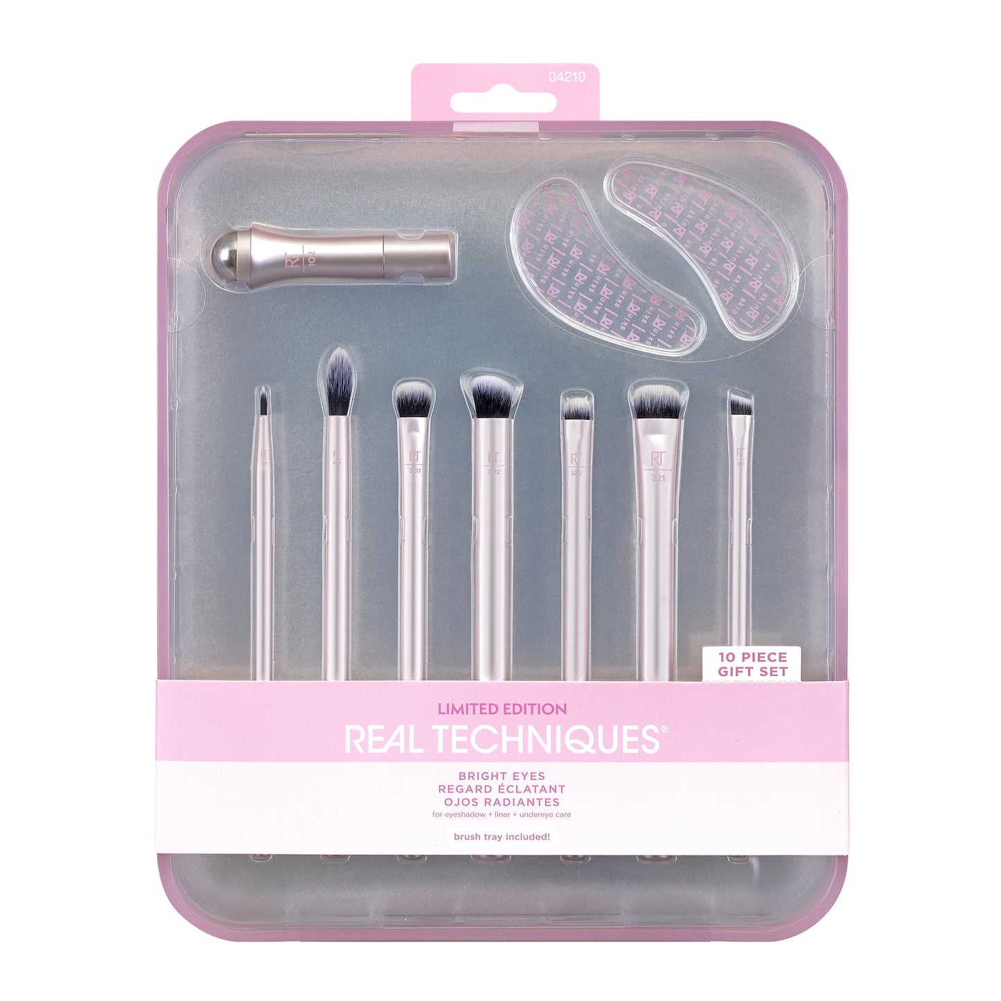 Real Techniques Pink Limited Edition Bright Eyes 10 piece Eye Makeup Brush Set