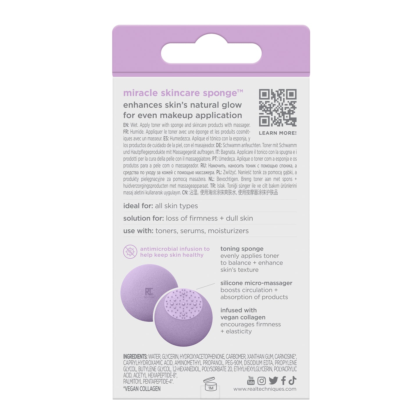 Real Techniques Miracle Skin Sponge: Tone + Stimulate