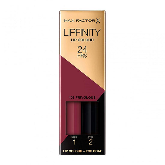 Max Factor Lipfinity Long-Lasting Two Step Lipstick - 108 Frivolous, 4.2g