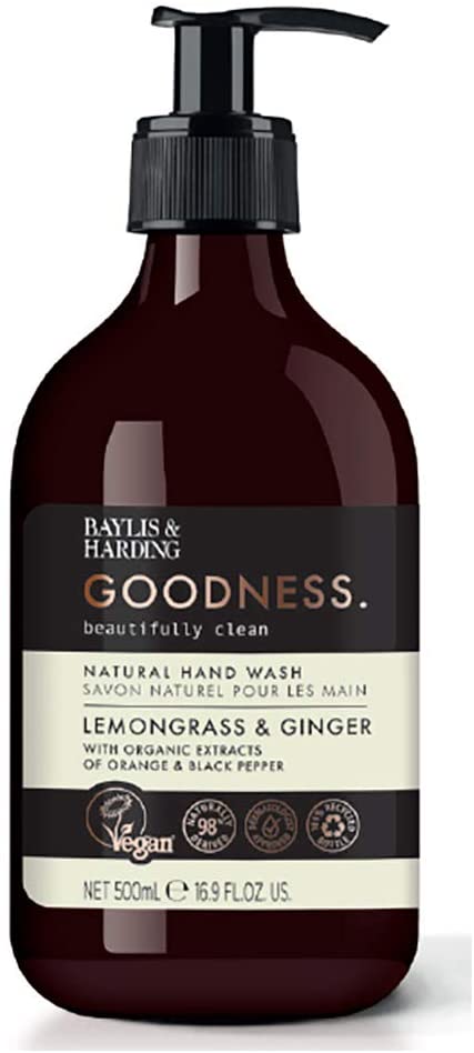 Load image into Gallery viewer, Baylis &amp;amp; Harding Goodness Lemongrass &amp;amp; Ginger, 500 ml Hand Wash
