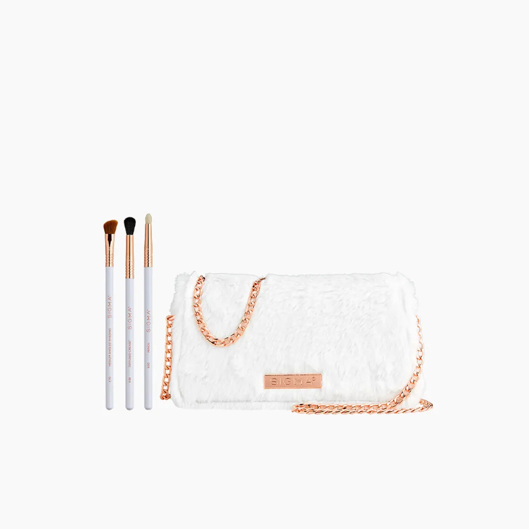 Load image into Gallery viewer, Sigma Beauty Magical Eye Brush Set - 3 Eye Brushes and Beauty Bag
