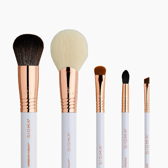Load image into Gallery viewer, Sigma Beauty Winter Romance Wonderland Holiday Collection Glam Brush Set
