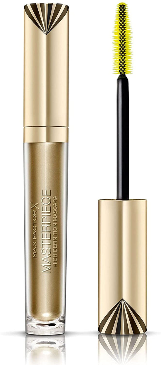 Max Factor Masterpiece High Definition Mascara, 01 Rich Black, Volumising and Smudge Proof Formula for Sensitive Eyes, 4.5 ml