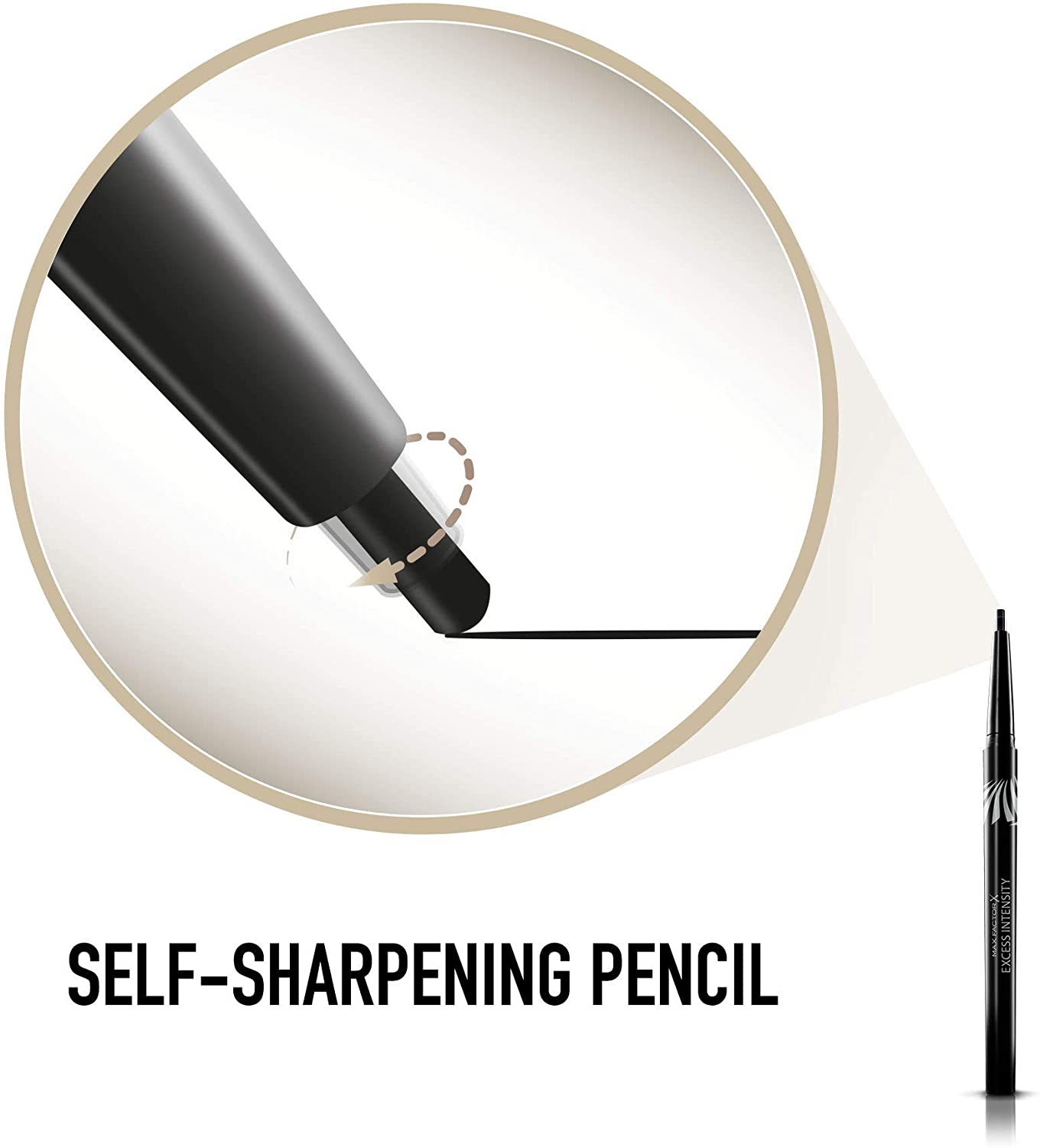 Max Factor Excess Volume Long Wear Eye Liner, Cobalt