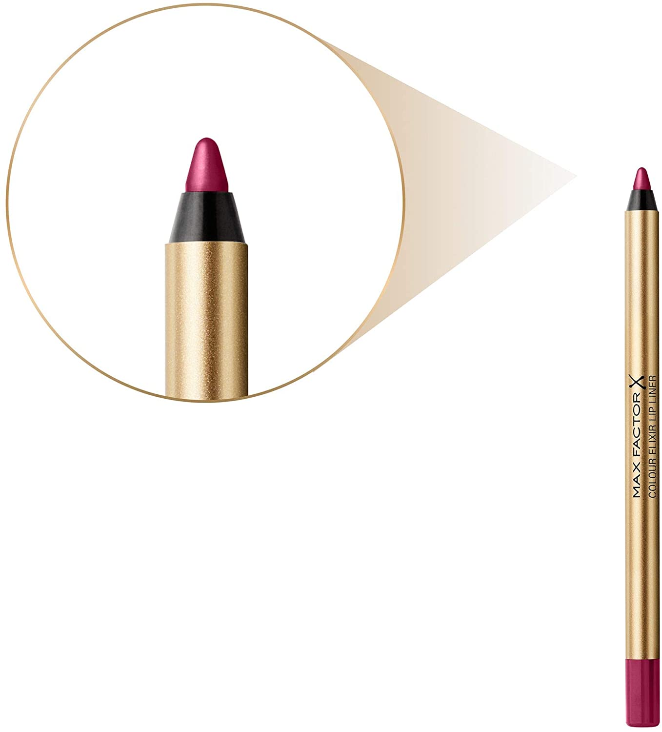 Max Factor Colour Elixir Moisturising Lip Liner,70 Deep Berry, 1.2 g