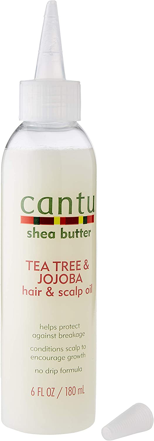 Cantu Shea Butter Tea Tree & Jojoba Hair & Scalp Oil 180 ml (packaging may vary)