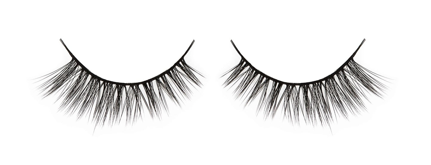 Load image into Gallery viewer, Pair of Ardell Aqua Lash 341 faux lashes side by side featuring its light volume, medium length &amp;amp; water-activated lash band
