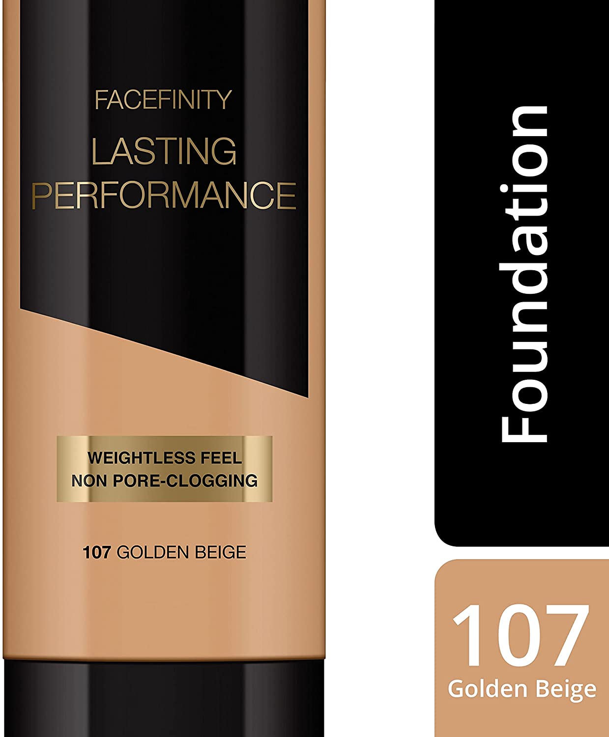 Max Factor Lasting Performance Long-Lasting Liquid Foundation - 107 Golden Beige, 35 ml