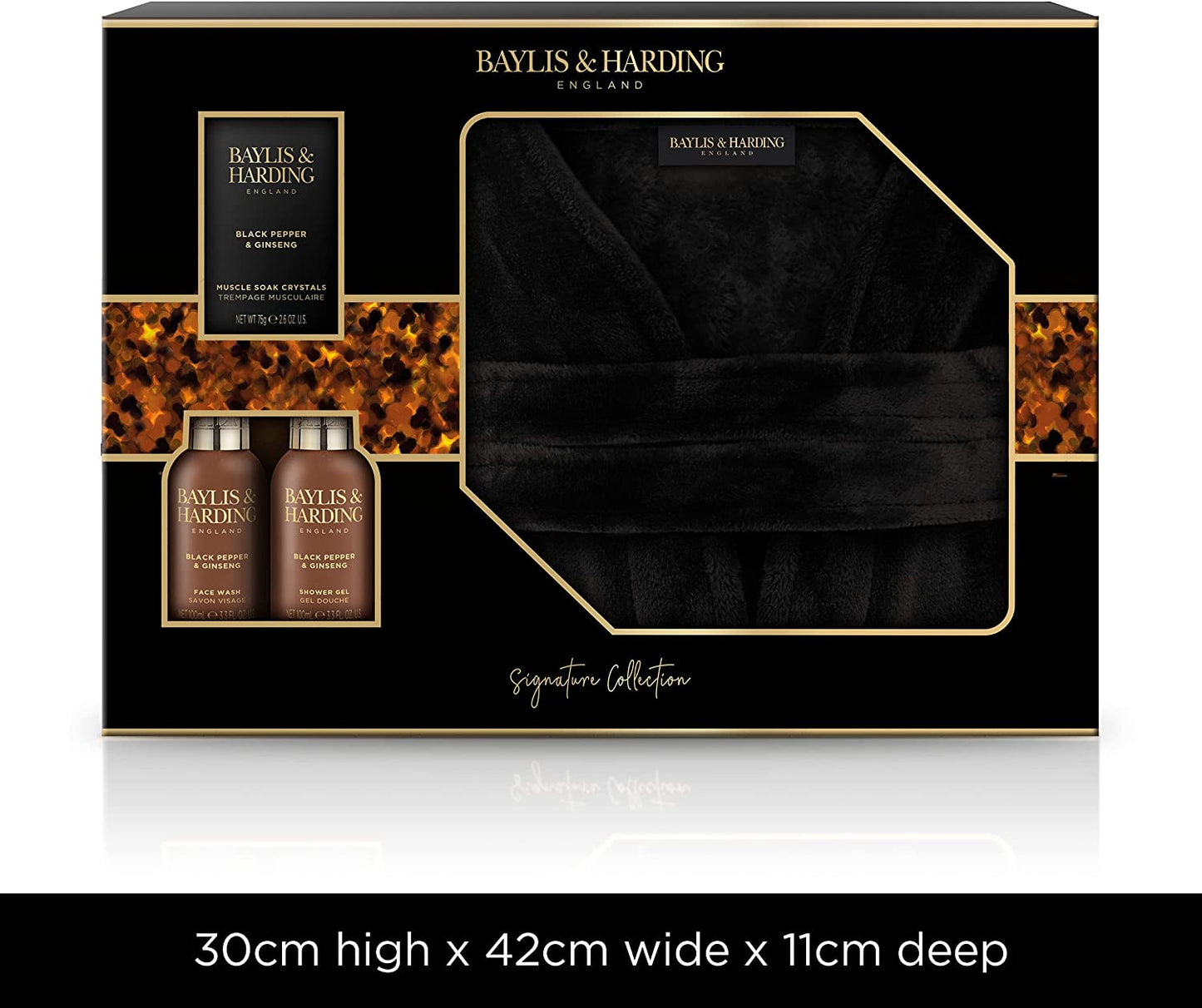 Baylis & Harding Black Pepper & Ginseng Luxury Gown Set Signature Collection