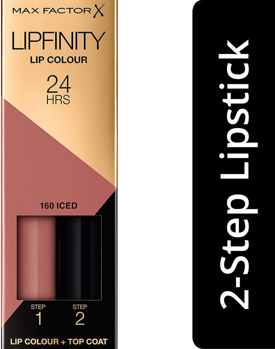 Max Factor Lipfinity Long-Lasting Two Step Lipstick - 160 Iced, 4.2g