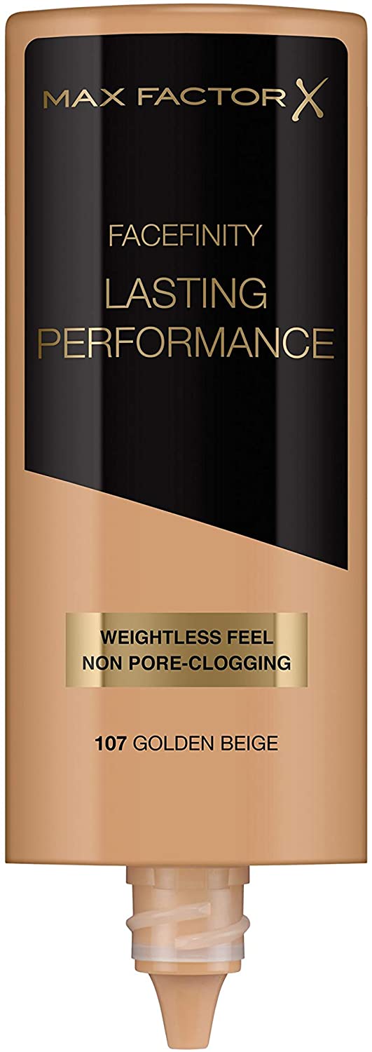 Max Factor Lasting Performance Long-Lasting Liquid Foundation - 107 Golden Beige, 35 ml