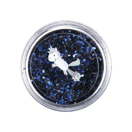 Load image into Gallery viewer, Prima Makeup Unicorn Poop Glitter Paste - Deep Blue Sea
