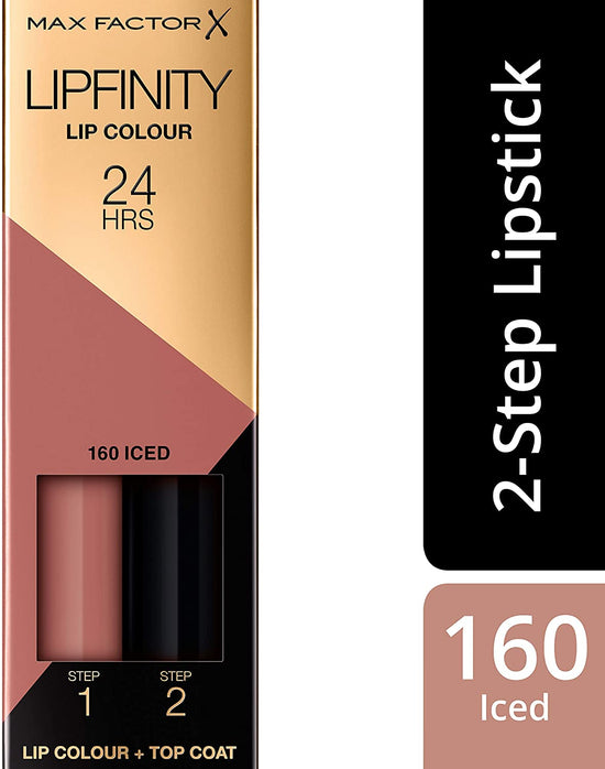 Max Factor Lipfinity Long-Lasting Two Step Lipstick - 160 Iced, 4.2g