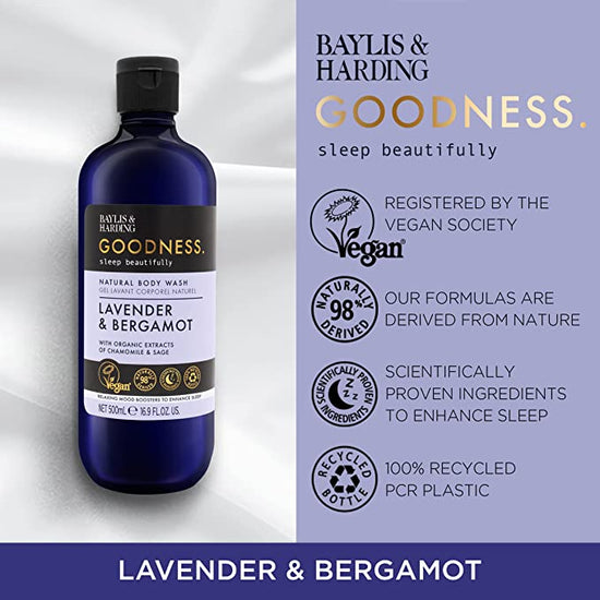 Baylis & Harding Goodness Sleep Lavender & Bergamot Sleep Natural Body Wash 500ml