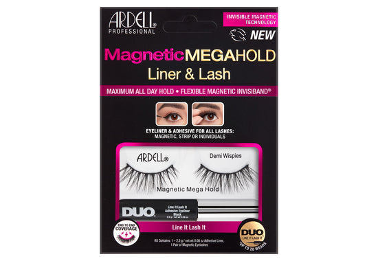 Ardell Magnetic MegaHold Liquid Liner & Lash Demi Lashes