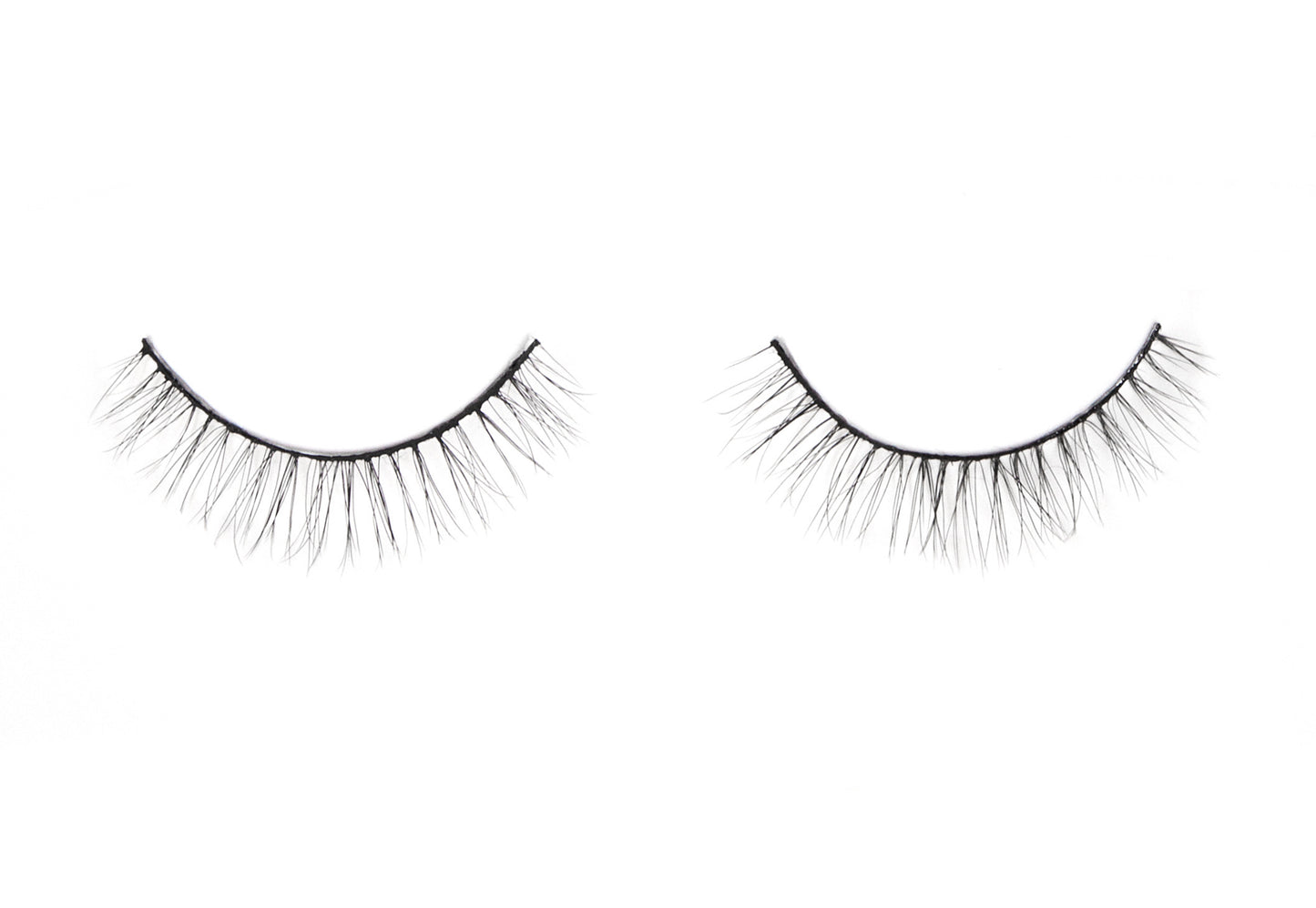 Ardell's Ecolashes 450 with multi-layered strand, medium volume, medium length and rounded shape lash