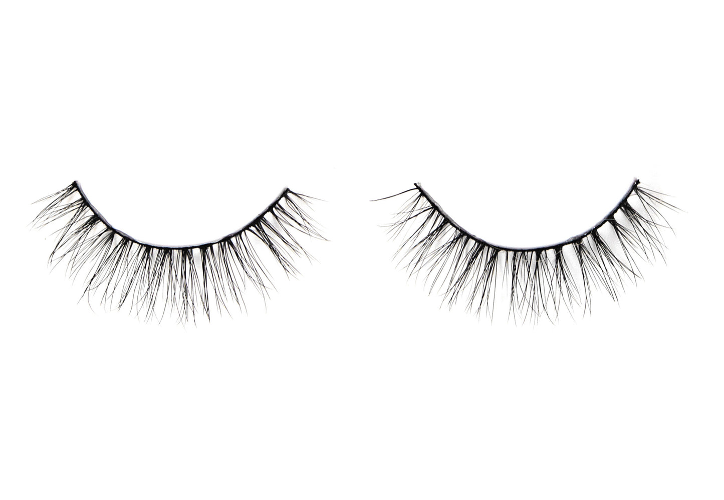 Ardell's Ecolashes 451 with multi-layered strand, medium volume, medium length and rounded shape lash