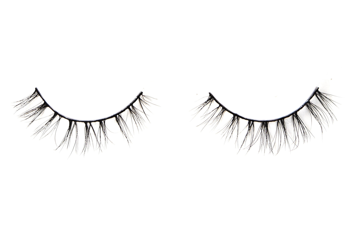  Ardell's Ecolashes 453 with multi-layered lash fibers, medium volume, medium length and a rounded shape