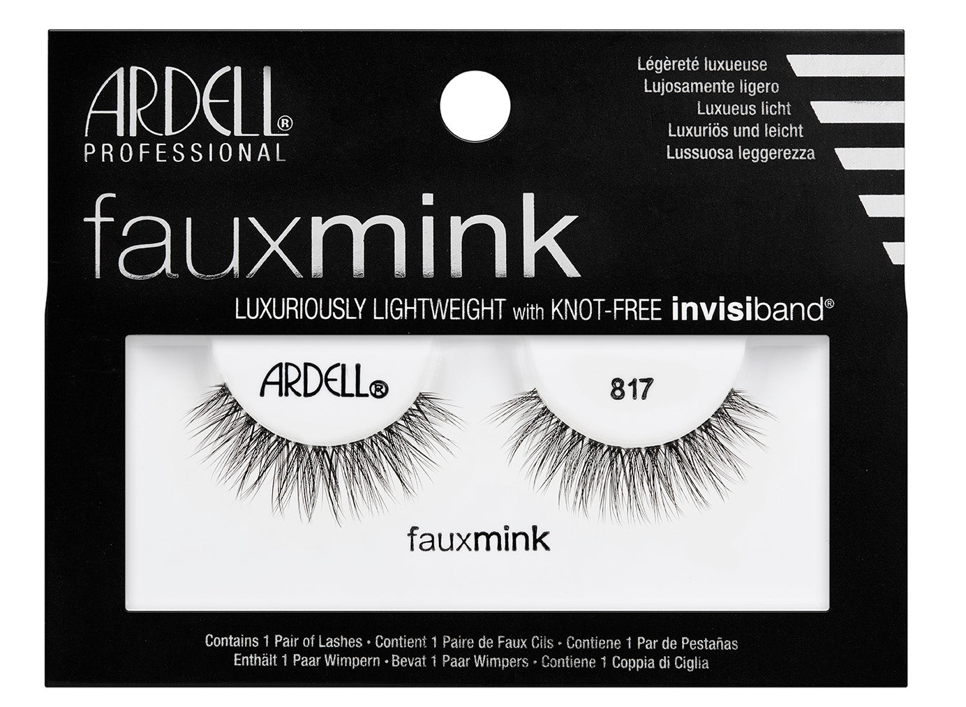 Ardell Faux Mink Black Lashes 817