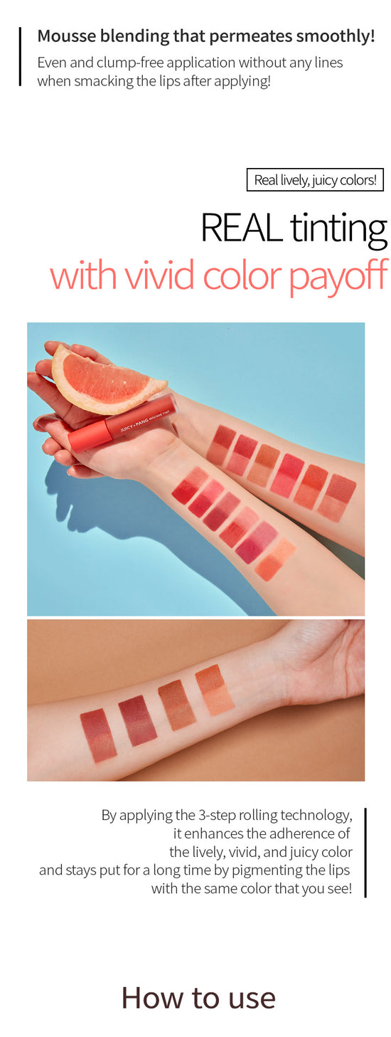 Juicy Pang Mousse Tint - BE01 Fig