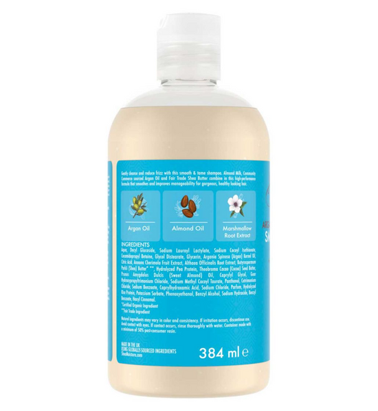 SheaMoisture Argan Oil & Almond Milk Smooth & Tame Shampoo 384ml