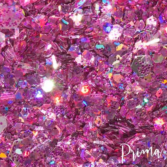 Prima Makeup 30mm Loose Glitter for Face and Body - Aurora Hot Pink