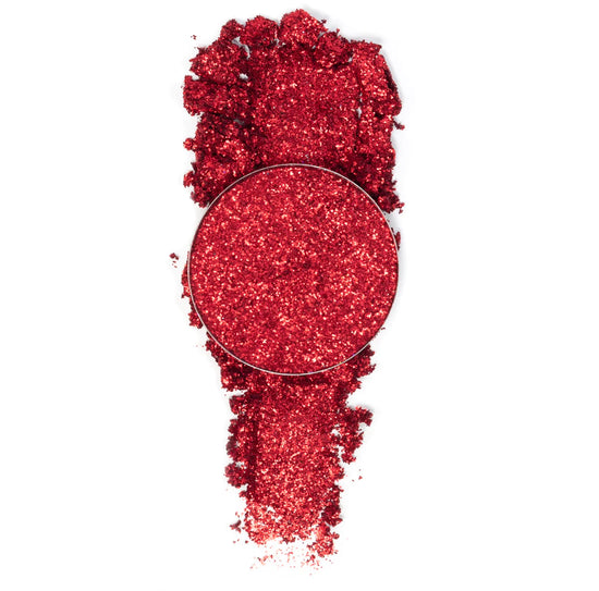 With Love Cosmetics Pressed Glitters - Berry Red