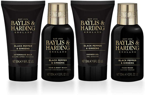 Baylis & Harding Men's Black Pepper & Ginseng Wash Bag