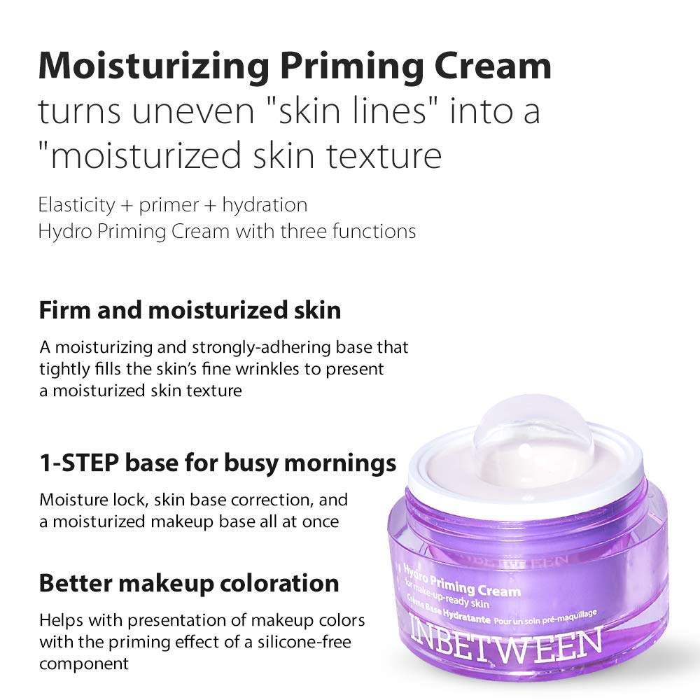 Blithe Inbetween Hydro Priming Cream for Make-up-ready Skin, 30ml