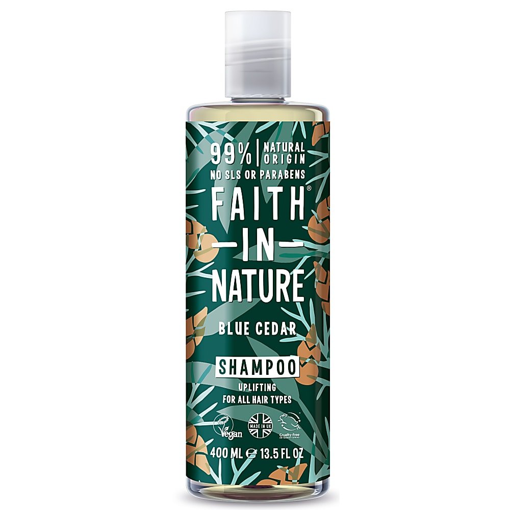 Faith in Nature Blue Cedar Shampoo For Men 400ml