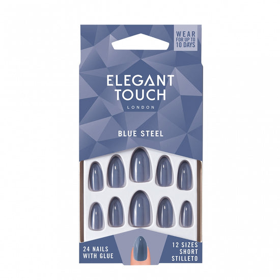 Elegant Touch Colour Nails Blue Steel