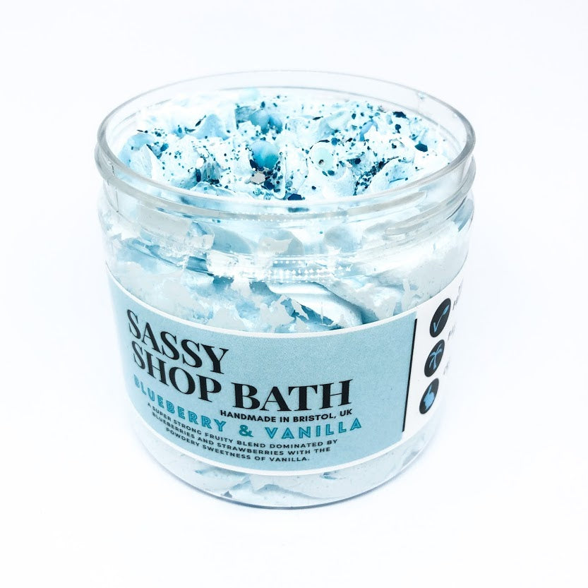 Sassy Shop Bath Whipped Soap - Blueberry and Vanilla