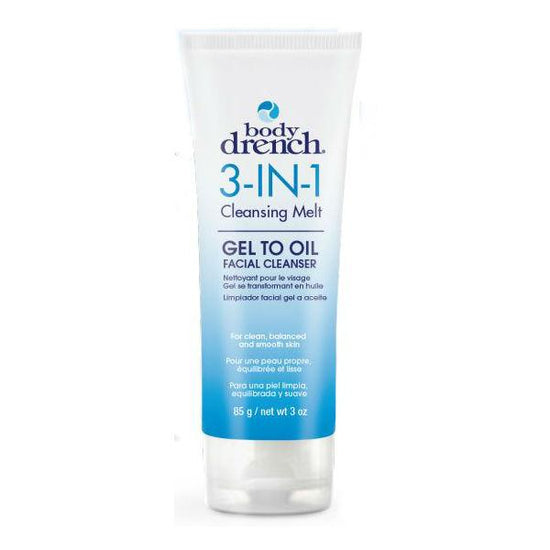 Body Drench 3 in 1 Cleansing Melt Gel to Oil Facial Cleanser, 85g