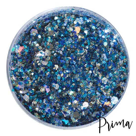 Prima Makeup 30mm Loose Glitter for Face and Body - Celestia Blue